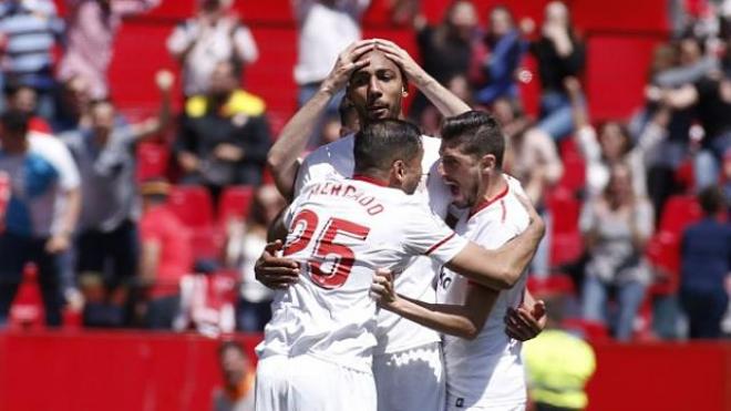 Nzonzi celebra el 2-2.