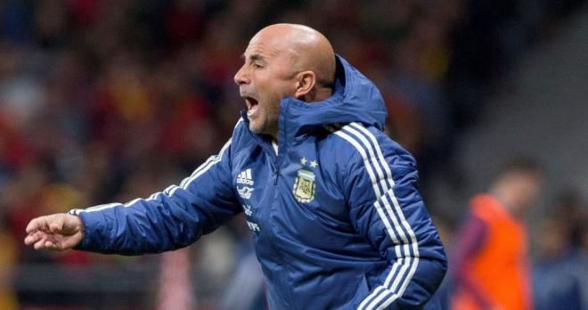 Jorge Sampaoli, seleccionador de Argentina.