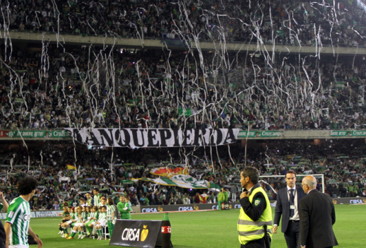 La afición del Betis responde.