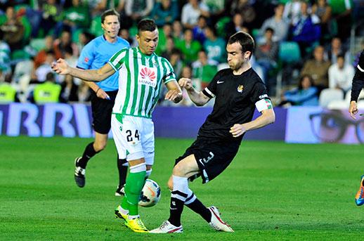 Rubén Castro, en un partido de la pasada Liga.