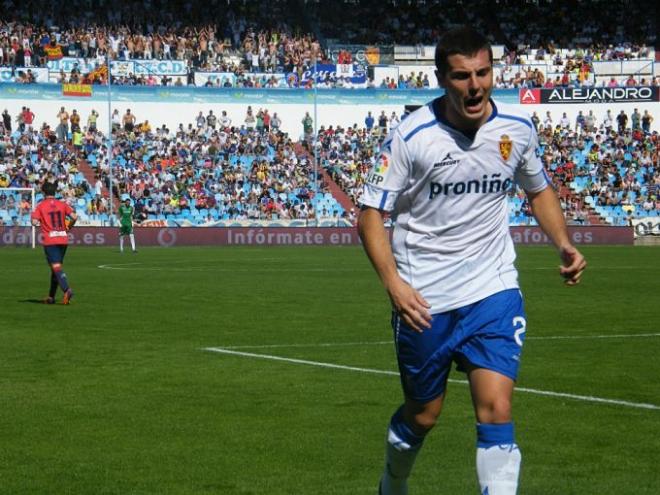 Abraham Minero, jugador del Zaragoza.