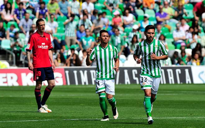 Rubén Castro, en el partido ante Osasuna.