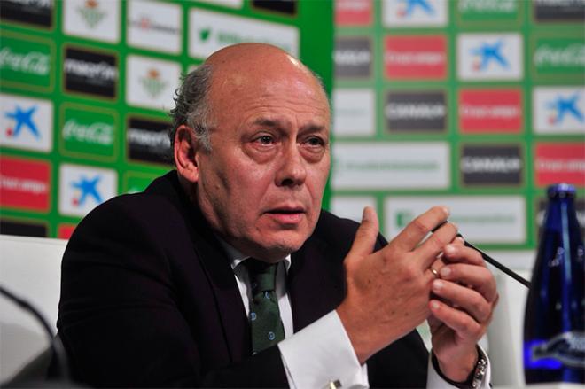 Juan Carlos Ollero, presidente del Betis.