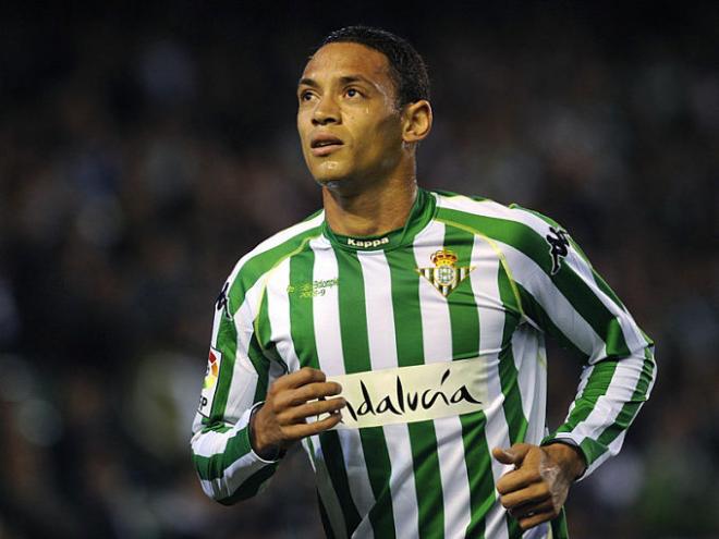 Oliveira, con la camiseta del Betis.