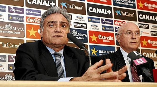 Biel Cerdá, junto con Serra Ferrer.