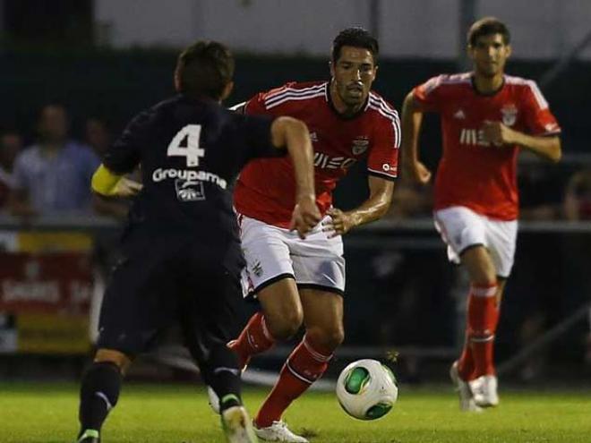 Steven Vitoria, en un partido del Benfica.