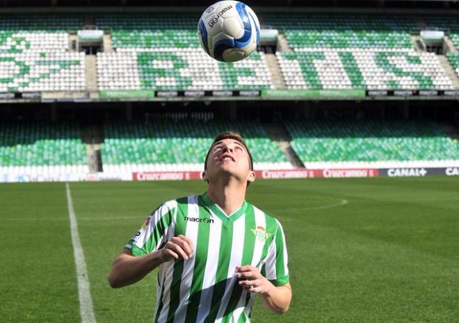 Portillo, en su presentación.