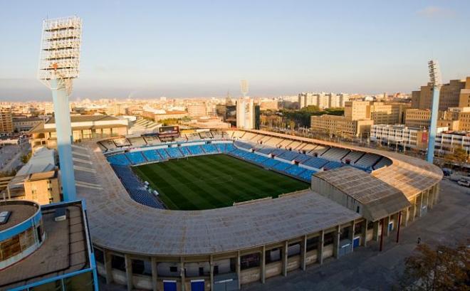 Estadio de La Romareda.