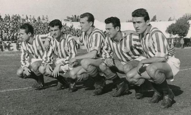 Jugadores del Betis en 1958.