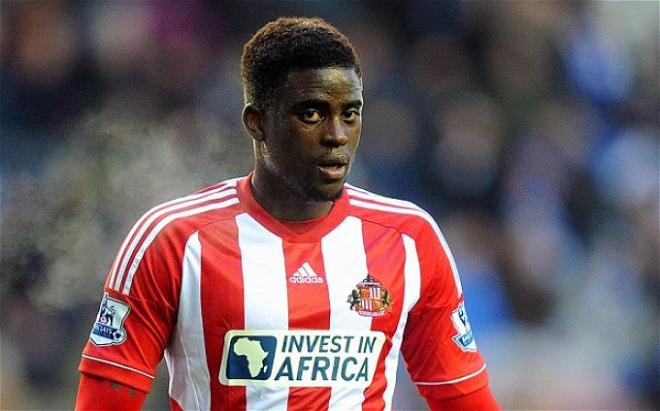 Ndiaye, con la camiseta del Sunderland.