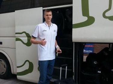 Porzingis, jugador del Baloncesto Sevilla.