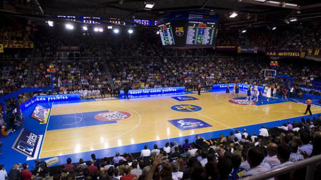 Imagen del campo del FCB Basket.