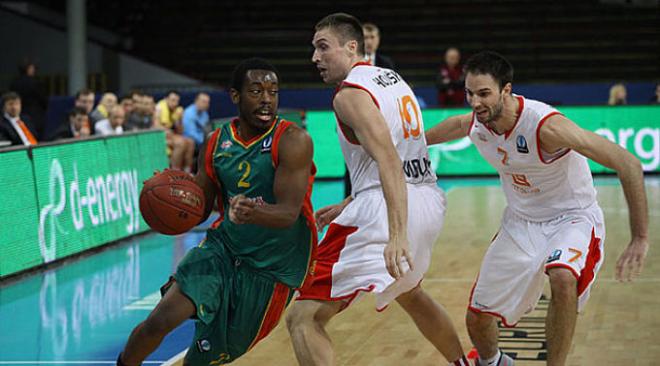 Xavier Thames, en un partido con el CB Sevilla.