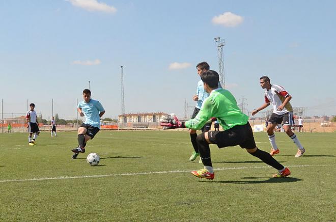 Un lance de un partido de la Andalucía Cup.