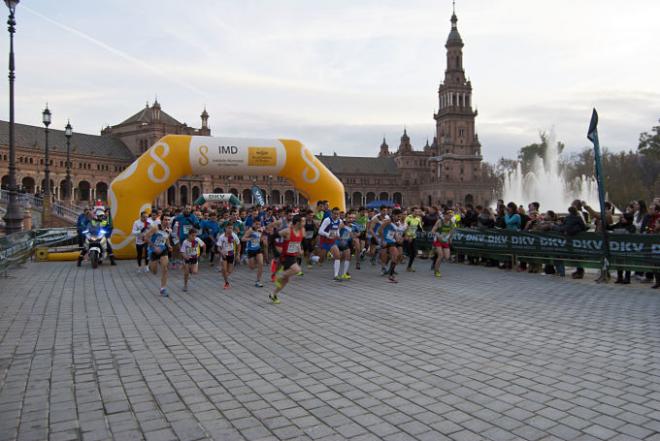 La San Silvestre, en la Plaza de España.