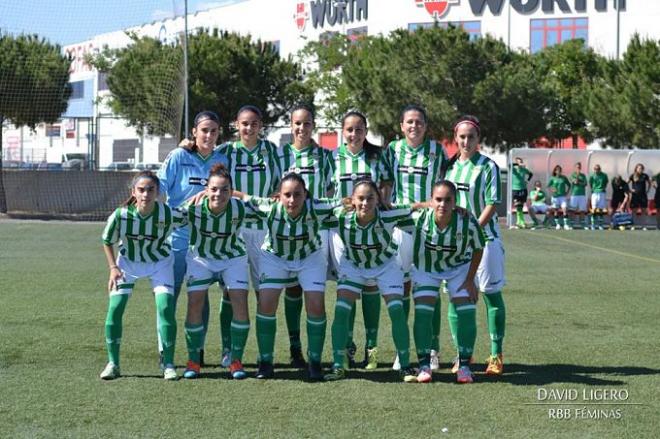 El equipo del Betis Femenino. (Foto: David Ligero).