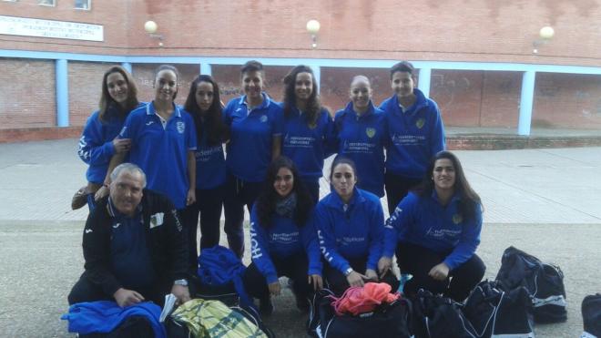 Jugadoras del Estudiantes de Sevilla.