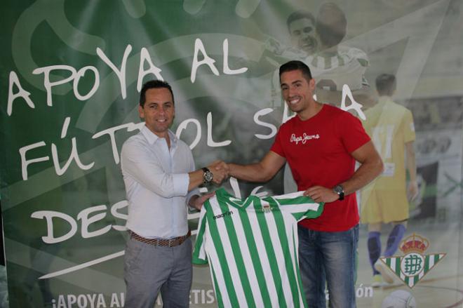 Luis Mejías, renovado con el Betis FSN.