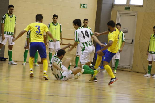 Partido entre el Cádiz CD Virgili FS y el Betis FSN.