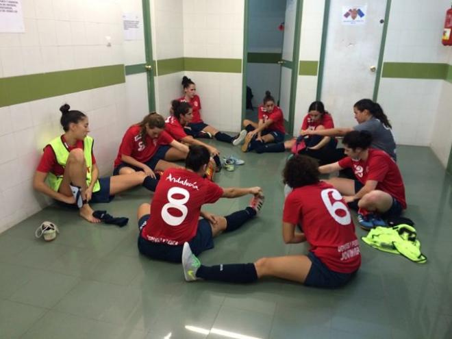 Imagen de las jugadoras del Estudiantes de Sevilla.