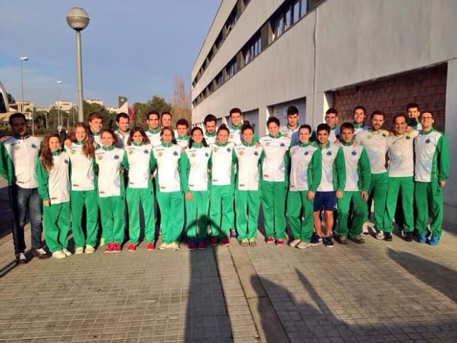 Nadadores del Club Natación Mairena.