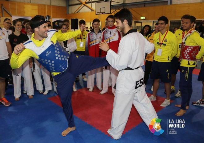 El Villarrela C.F. de Taekwondo.