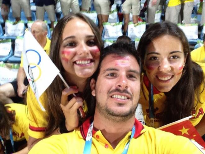 Dani Sierra, Rocío Lao y Valeria Palma, del Náutico.