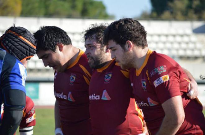 Jugadores del Helvetia Rugby en un partido.