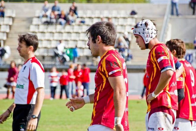 Jugadores del Helvetia durante un partido.