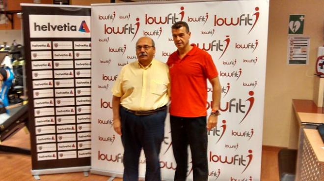 Manuel García junto a Antonio Toledo,el responsable de Lowfist.