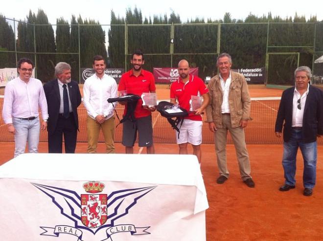 Los campeones de Andalucía Absolutos de tenis 2015