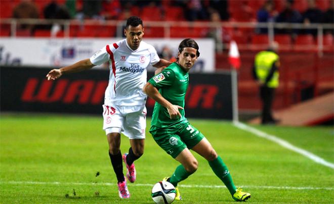 Partido entre el Sevilla y el Sabadell.