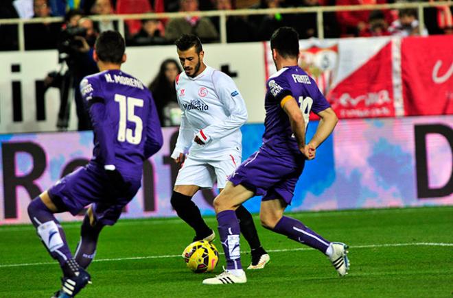 Diogo, durante el partido contra el Espanyol.