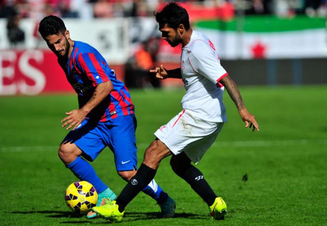 Trémoulinas, en el partido ante el Levante.