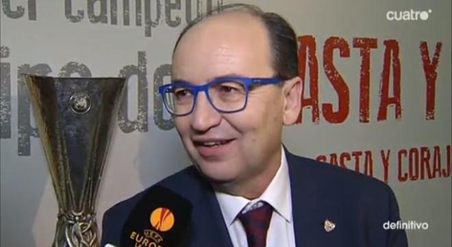 José Castro, presidente del Sevilla FC.