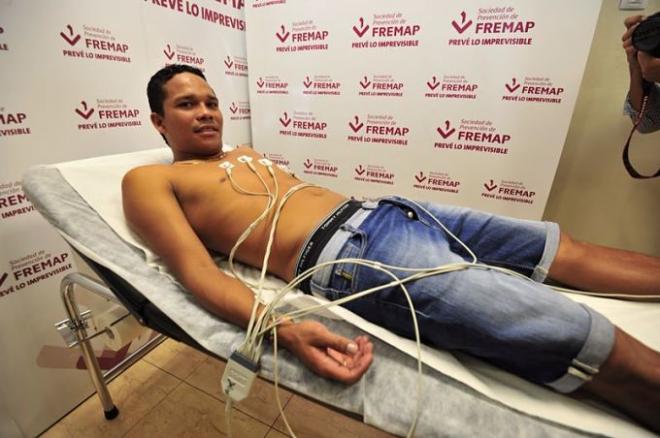 Bacca pasó las pruebas médicas este viernes.