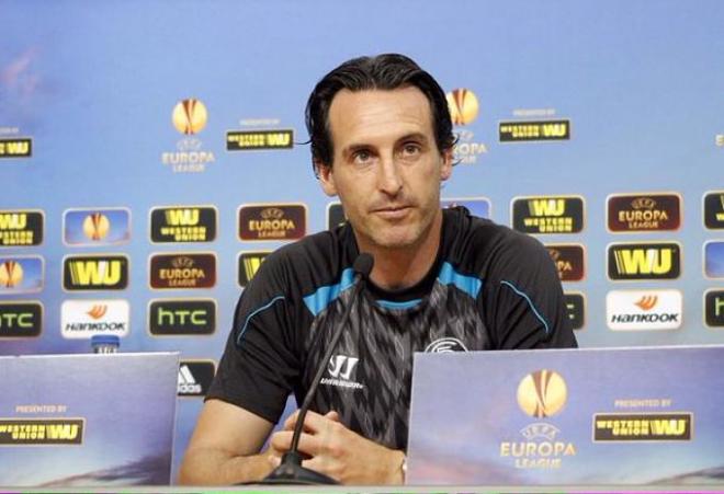 Unai Emery, técnico del Sevilla FC.