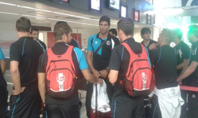 Fazio, antes de viajar.