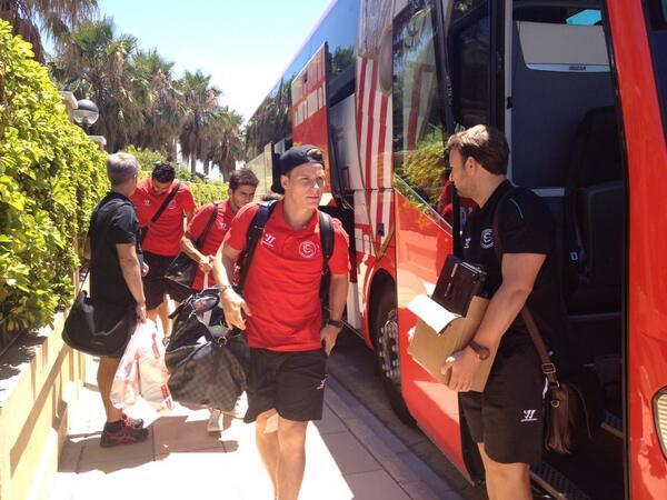 Foto: SFC. Gameiro llegando a Costa Ballena.