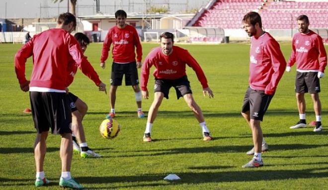 Iborra trabaja con sus compañeros (Foto: SFC).