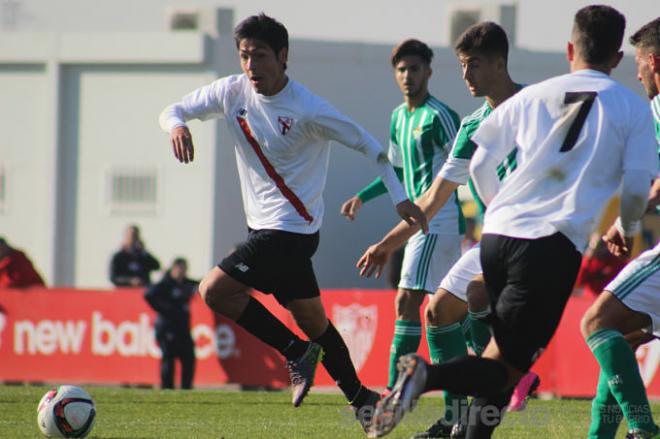 El derbi entre el Sevilla Atlético y el Betis B de la primera vuelta.