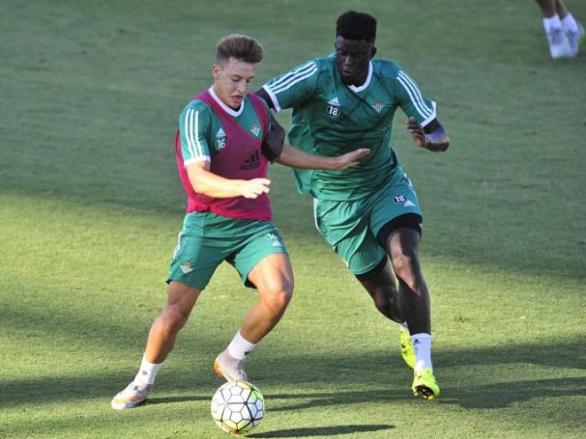 Entrenamiento del Betis.