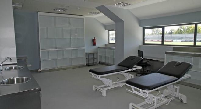 Zona médica de la ciudad deportiva Luis del Sol. (FOTO: Real Betis)