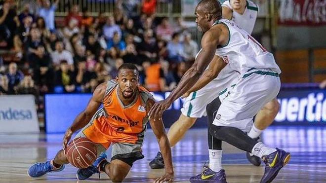 Nachbar, en el partido ante el Fuenlabrada.