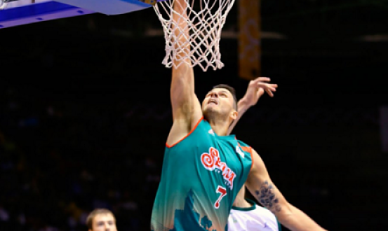 Imagen de un partido del Baloncesto Sevilla.