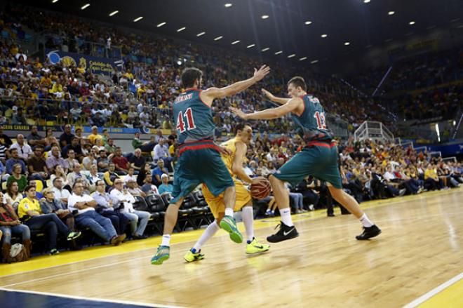 Partido entre el Herbalife Gran Canaria y el Baloncesto Sevilla.