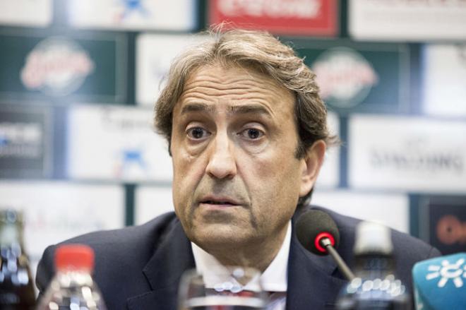 Luis Casimiro en rueda de prensa.