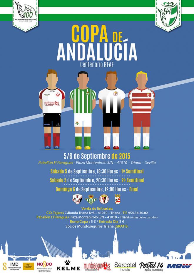 Cartel de la Copa de Andalucía.
