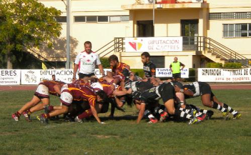 El Helvetia Rugby en la derrota en Cáceres.