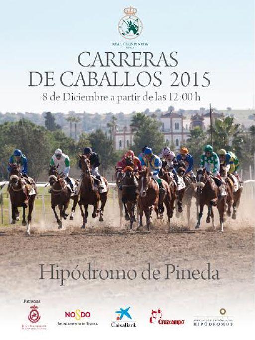 Cartel de las carreras de Pineda.